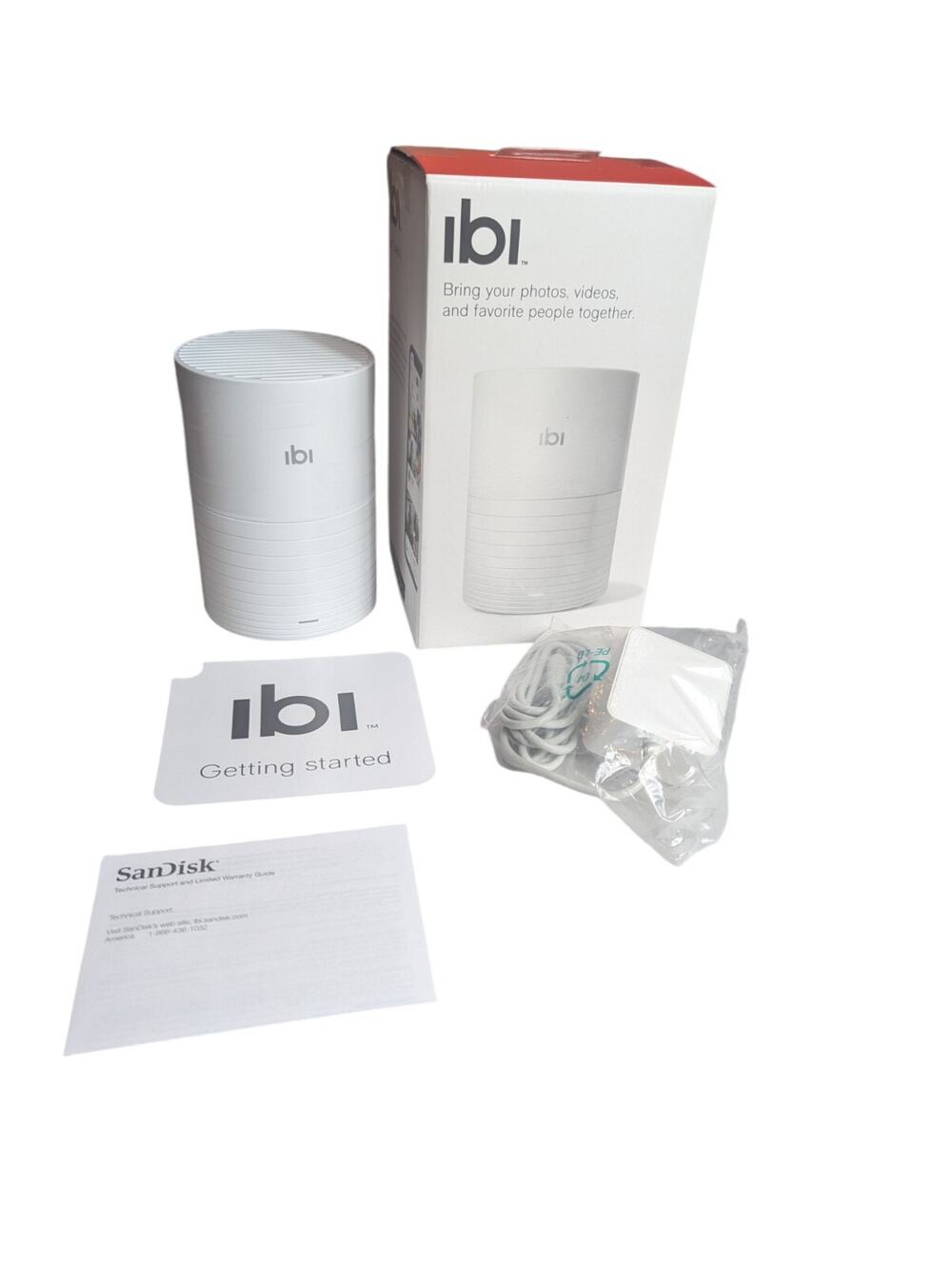 SanDisk ibi 1TB (WDBNHE0010BWT-HESN) Smart Photo Manager